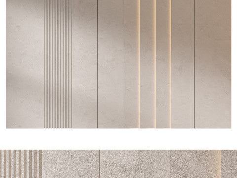 Headboard 3d Wall Panel 24 3D Модель