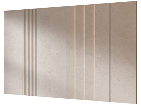 Headboard 3d Wall Panel 24 3D Model
