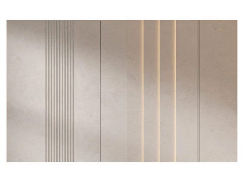 Headboard 3d Wall Panel 24 3D Model