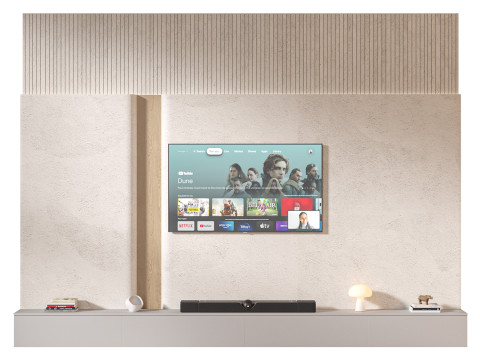 TV wall set 17 Modelo 3D