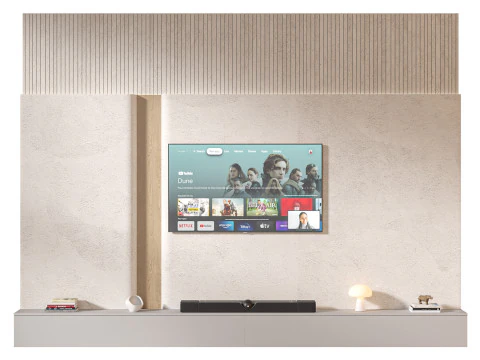 TV wall set 17 3D Model