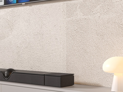 TV wall set 17 Modelo 3D
