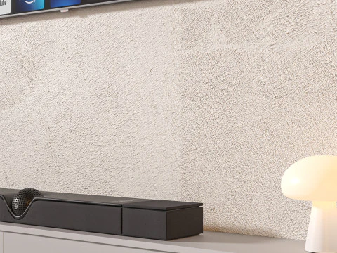 TV wall set 17 3D Model
