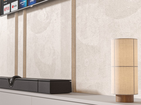 TV wall set 18 3Dモデル