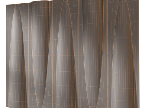 Headboard 3d Wall Panel 25 Modello 3D