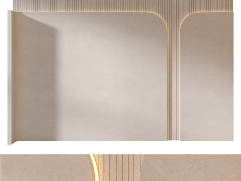 Headboard 3d Wall Panel 26 3D Model