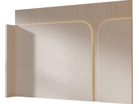 Headboard 3d Wall Panel 26 3D Model