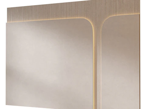 Headboard 3d Wall Panel 26 3D Model