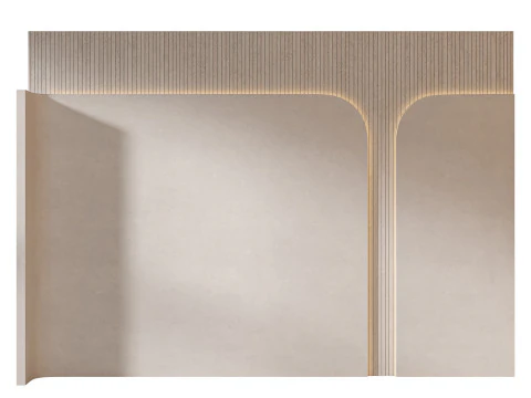 Headboard 3d Wall Panel 26 3D Model