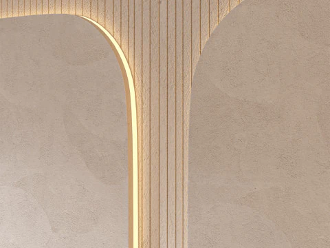 Headboard 3d Wall Panel 26 3D Model