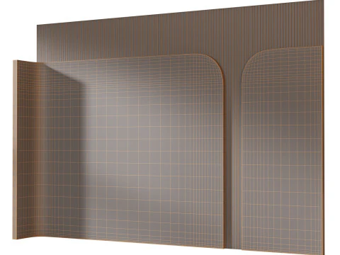 Headboard 3d Wall Panel 26 3D Model