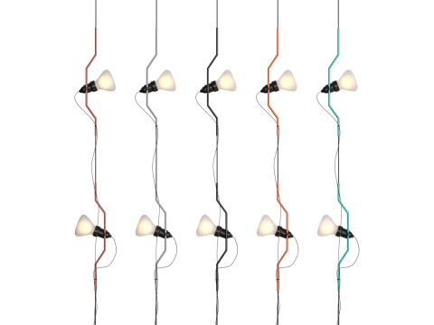 Parentesi Ceiling Lamp 3D Model