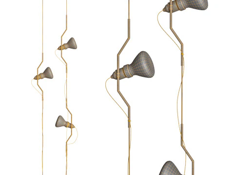Parentesi Ceiling Lamp 3D Model