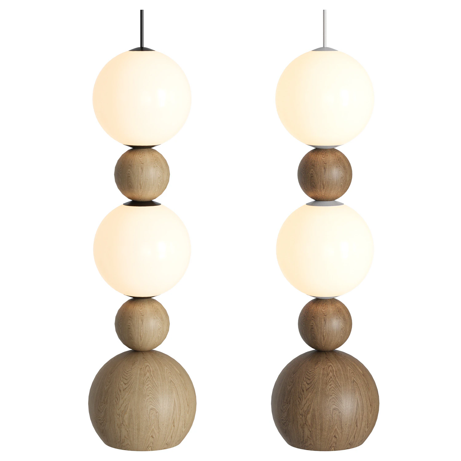 Bola Floor Lamp 3D Model .c4d .max .obj .3ds .fbx .stl .blend 