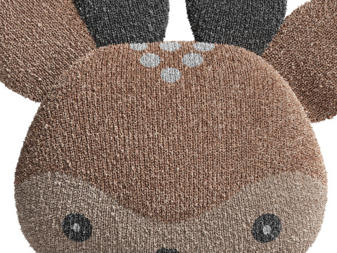 Plush deer brown Konges Slojd Modelo 3D