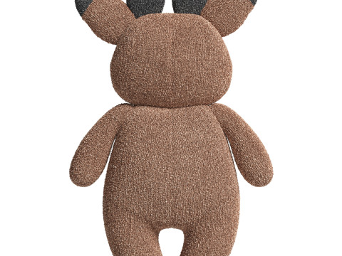 Plush deer brown Konges Slojd Modelo 3D