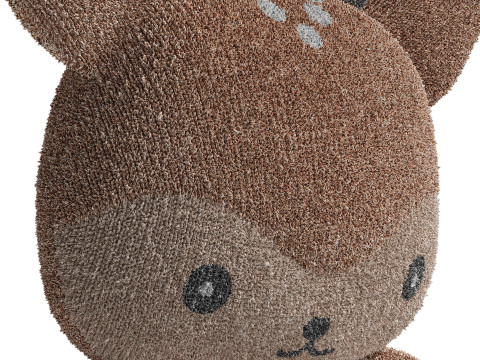 Plush deer brown Konges Slojd Modelo 3D