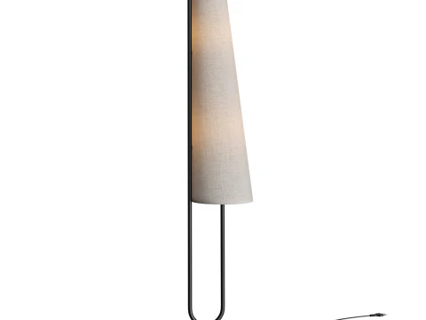 Candeeiro de p&eacute; novamente Modelo 3D