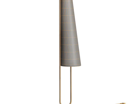 Candeeiro de p&eacute; novamente Modelo 3D