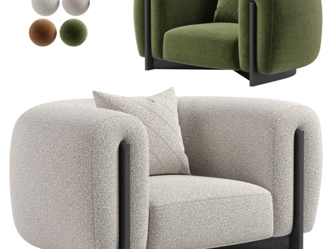 MINUIT ARMCHAIR BY STPHANE PARMENTIER 3Dモデル