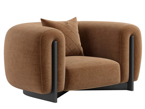 MINUIT ARMCHAIR BY STPHANE PARMENTIER 3D Model
