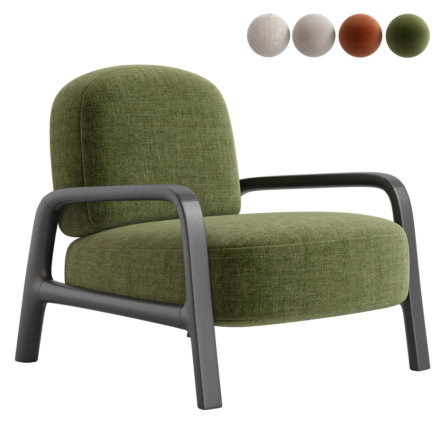 ARCHIPEL Armchair by Roche Bobois 3D Model .c4d .max .obj .3ds .fbx .stl .blend 