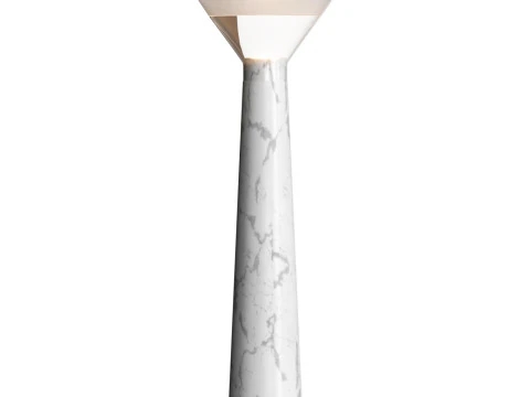Bella Glass Floor Lamp 3D Model