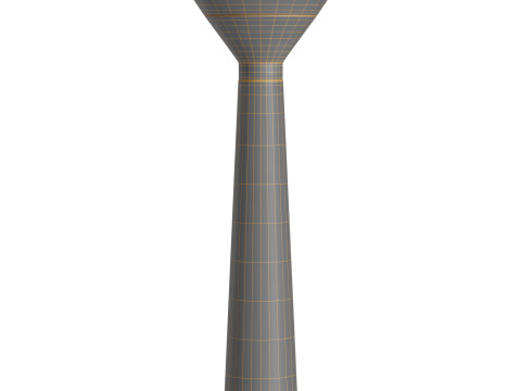 Bella Glass Floor Lamp 3D Модель