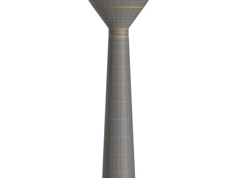 Bella Glass Floor Lamp 3D Model