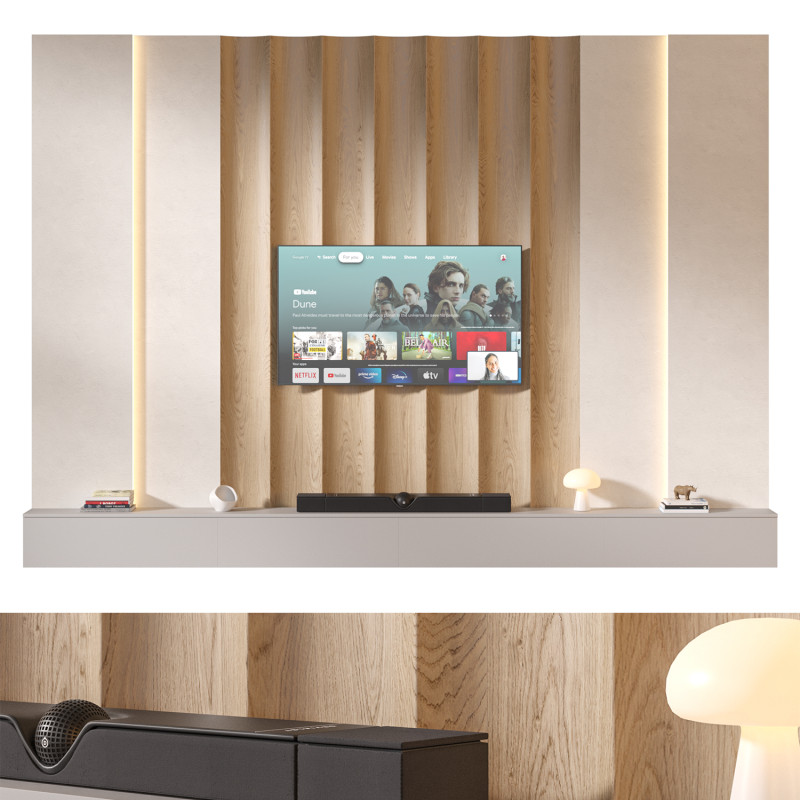 TV wall set 19 Modèle 3D .c4d .max .obj .3ds .fbx .stl .blend