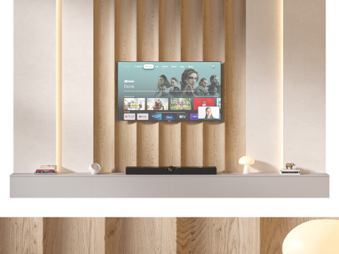 TV wall set 19 3Dモデル