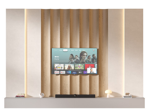 TV wall set 19 Modèle 3D