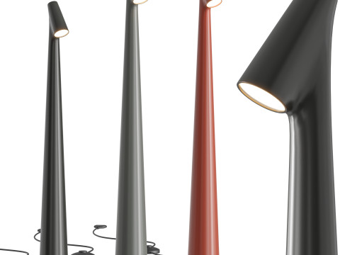 Africa Built-in Battery Table Lamp 3D मॉडल