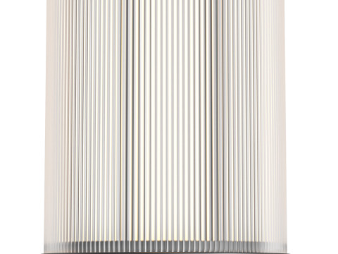 Line Glass Lantern Solar Floor Lamp 3Dモデル