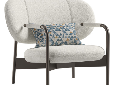 Cross lounge chair By Bonaldo 3Dモデル