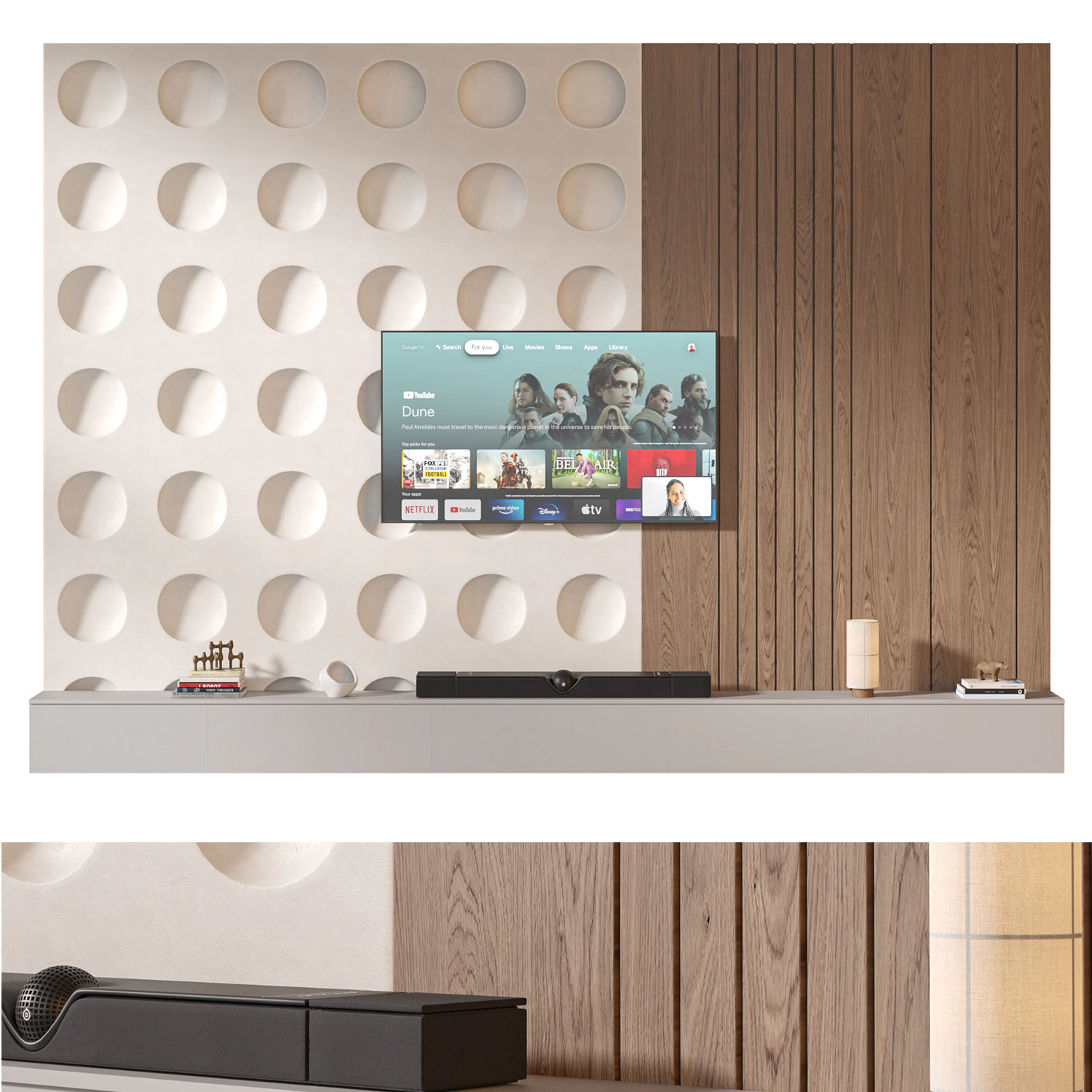 ТВ стінка 21 3D Модель .c4d .max .obj .3ds .fbx .stl .blend 