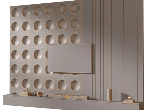 ТВ стінка 21 3D Модель