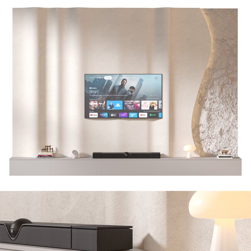 TV wall set 22 Model 3D .c4d .max .obj .3ds .fbx .stl .blend 