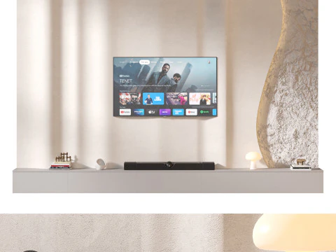 TV wall set 22 3D Model