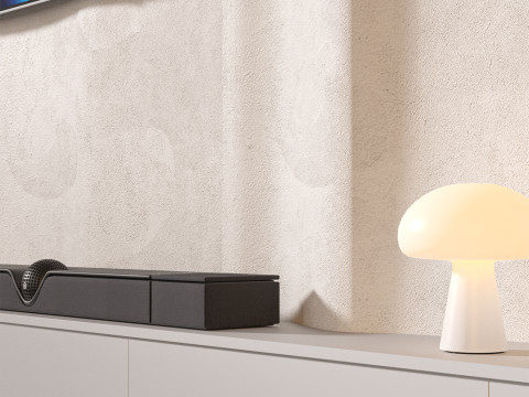 TV wall set 22 Model 3D