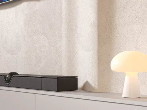 TV wall set 22 3D Model