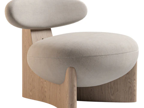 GOBI Armchair By ENNE 3D Model