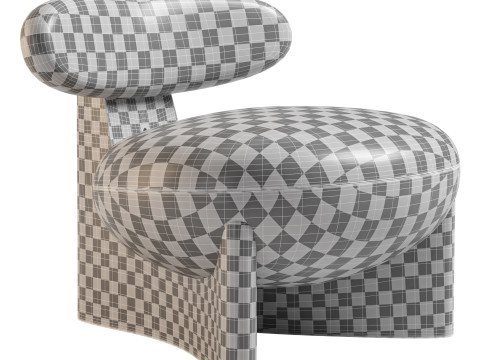GOBI Armchair By ENNE 3D Model