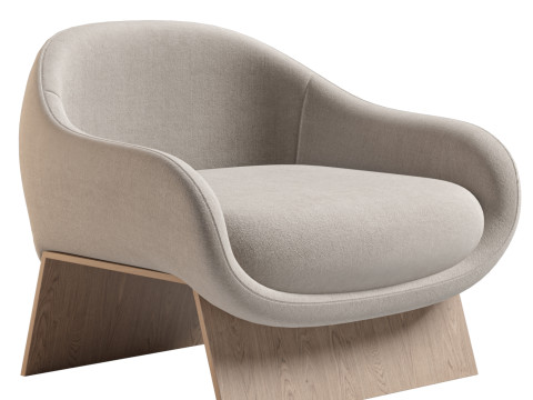 BOOLEAN ARMCHAIR by Bonaldo 3D Model