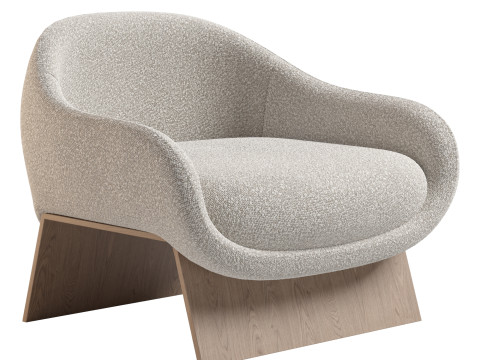 BOOLEAN ARMCHAIR by Bonaldo 3D Model
