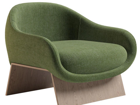 BOOLEAN ARMCHAIR by Bonaldo 3D Model