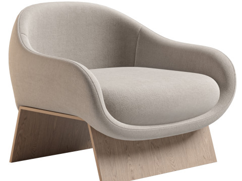 BOOLEAN ARMCHAIR by Bonaldo 3D Model