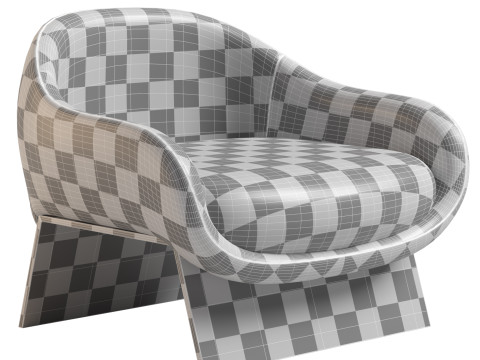 BOOLEAN ARMCHAIR by Bonaldo 3D Model