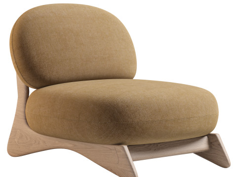 MIKO LOUNGE CHAIR BY THIERRY LEMAIRE 3Dモデル