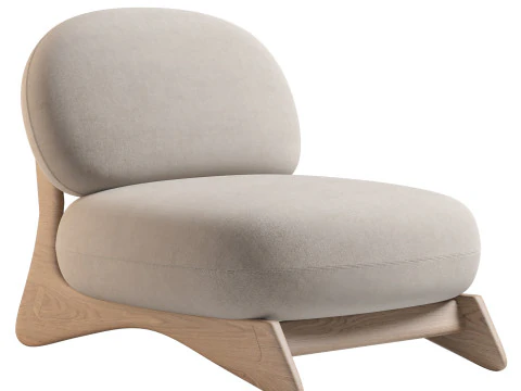 MIKO ラウンジチェア by THIERRY LEMAIRE 3Dモデル